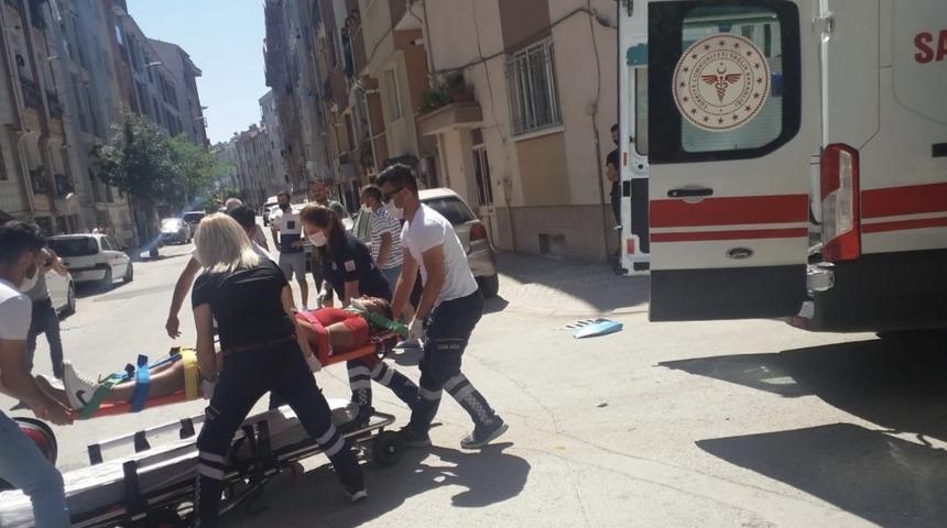 Motosiklete &ccedil;arpan otomobil ka&ccedil;tı