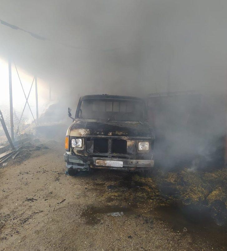 Çine’de ahır yangını G5