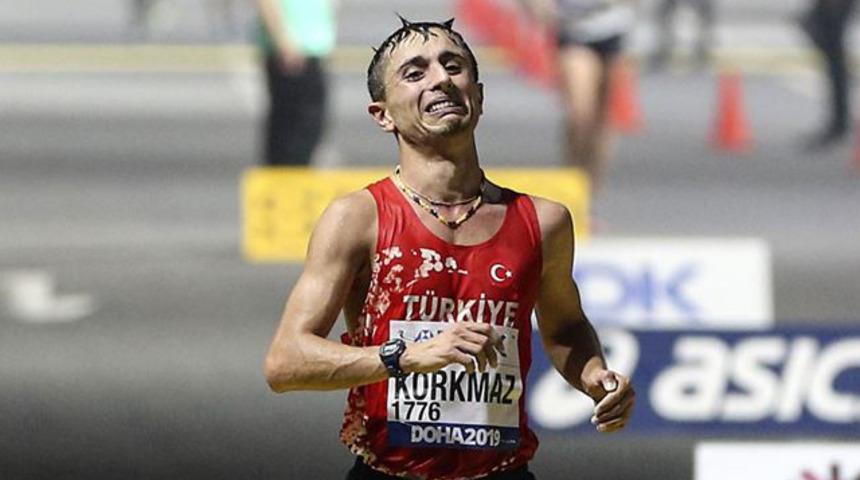 Milli atlet Salih Korkmaz'dan yeni rekor
