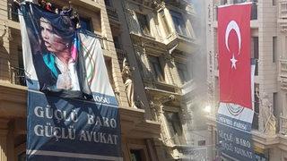 Asılan Ebru Timtik posteriyle ilgili İstanbul Barosu'ndan açıklama