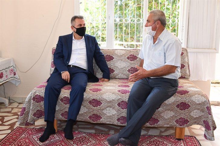 ValiElban, Kozan’da şehit aileleri ve yangın mağdurlarını ziyaret etti G4