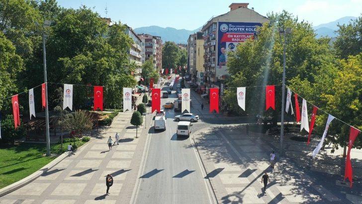 Denizli Türk bayrakları ve Atatürk posterleri ile donatıldı G5