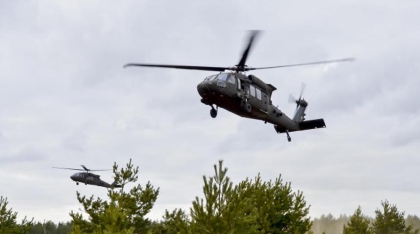 ABD&rsquo;de askeri helikopter d&uuml;şt&uuml;: 2 &ouml;l&uuml;, 3 yaralı