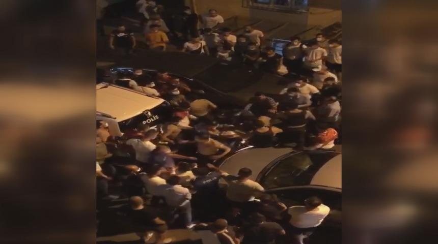 Yasağa rağmen yapılan asker uğurlama eğlencesinde arbede