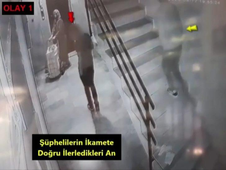 Önce kameralara yakalandı sonra polise G1