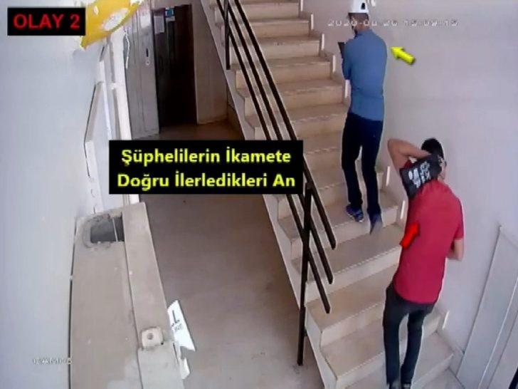 Önce kameralara yakalandı sonra polise G2