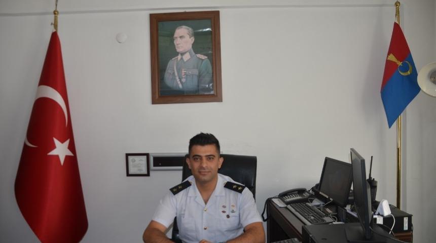Bafra jandarma komutanı terfi etti