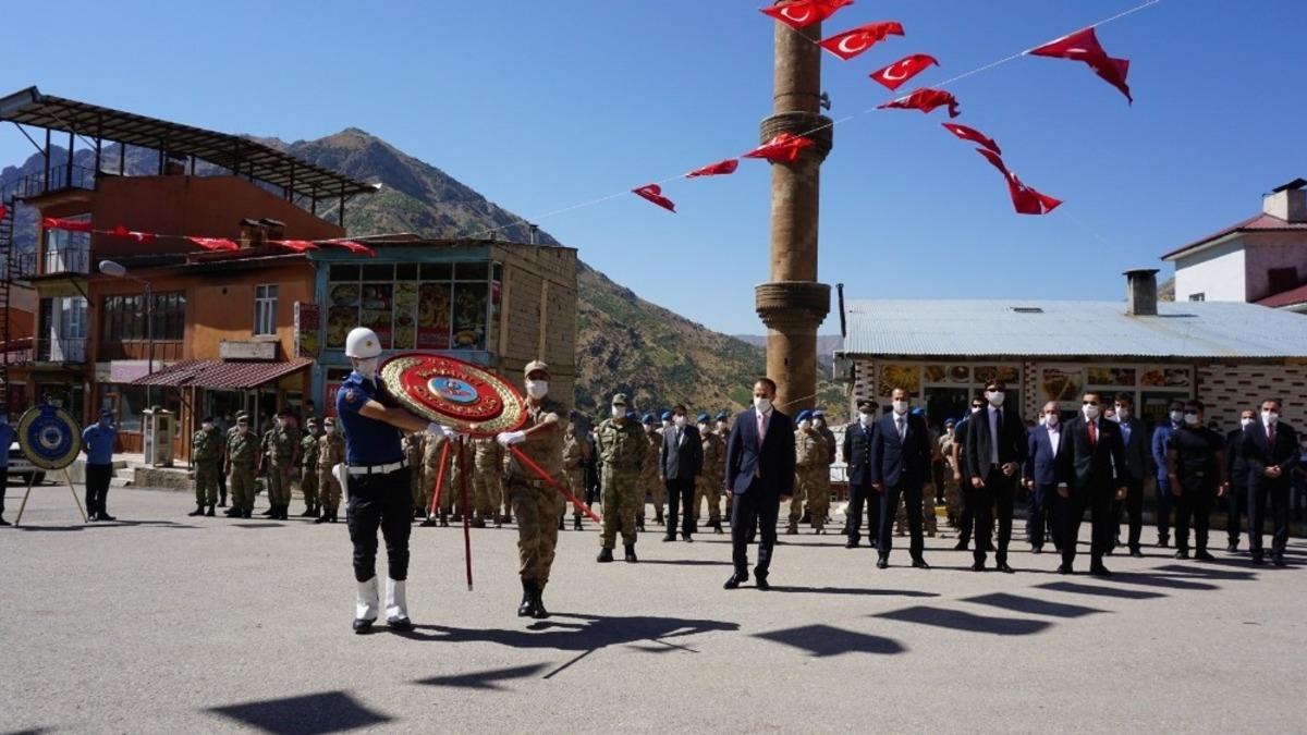 Şemdinli&rsquo;de 30 Ağustos Zafer Bayramı&rsquo;nın 98. yılı