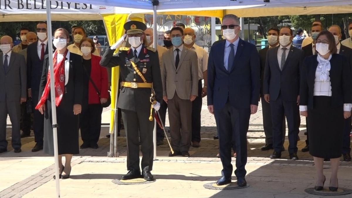 Gaziantep&rsquo;te 30 Ağustos Zafer Bayramı t&ouml;renle kutlandı