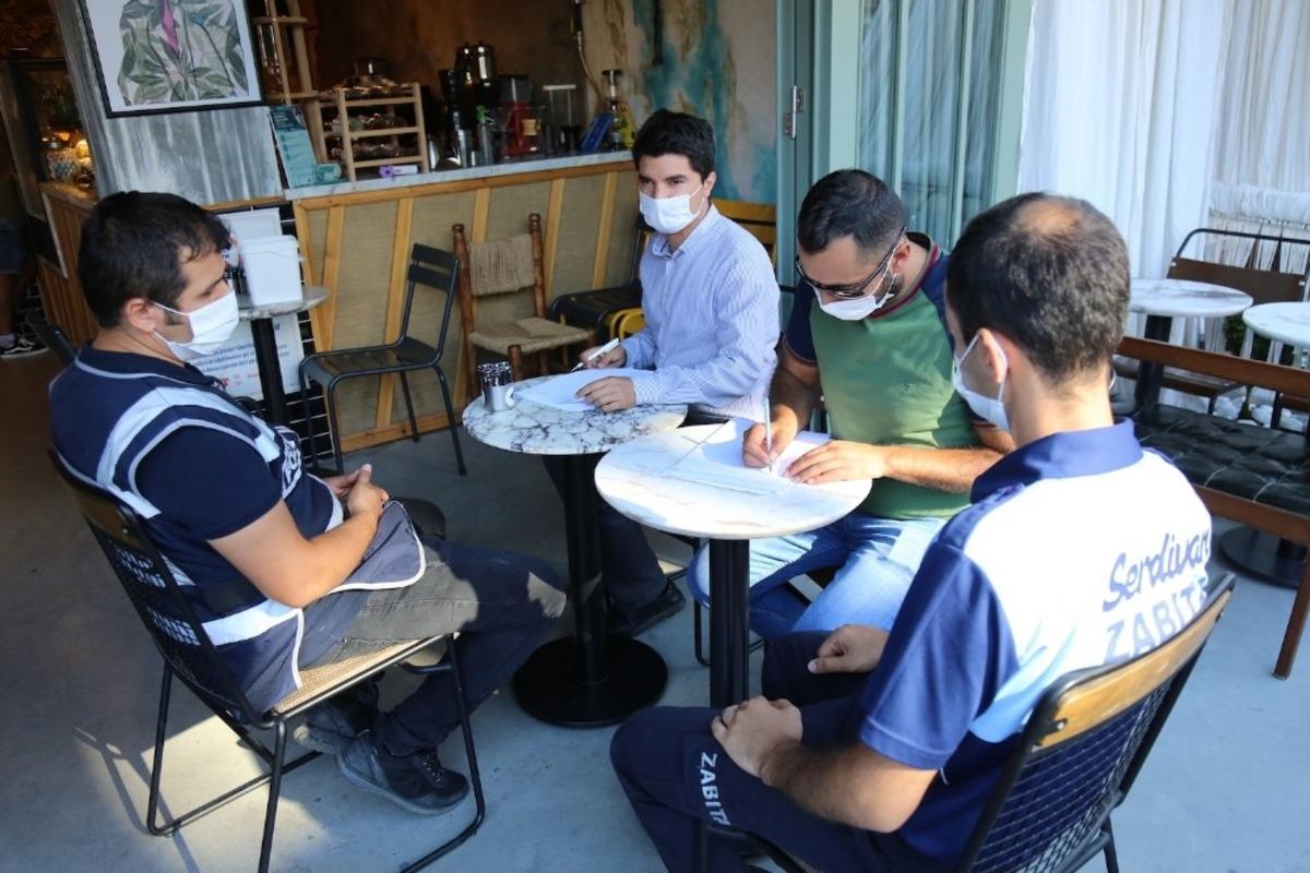 Maske takmayanlara cezai işlem uygulandı