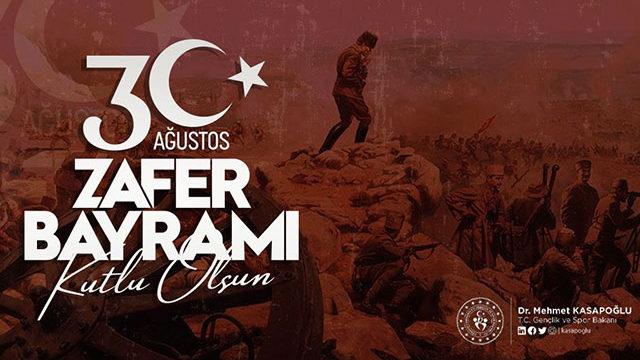 Spor camiasından 30 Ağustos Zafer Bayramı mesajları