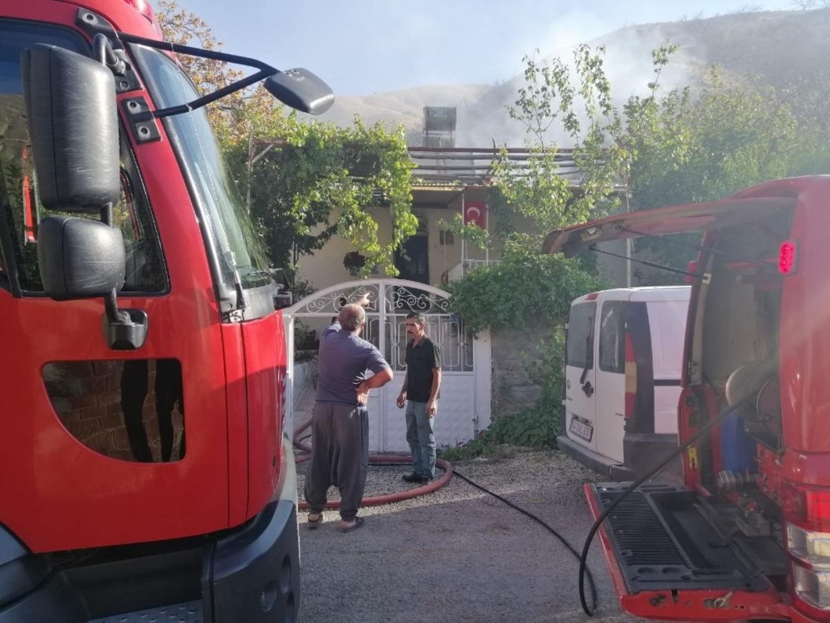 ikamette &ccedil;ıkan yangında bir kadın dumandan zehirlendi