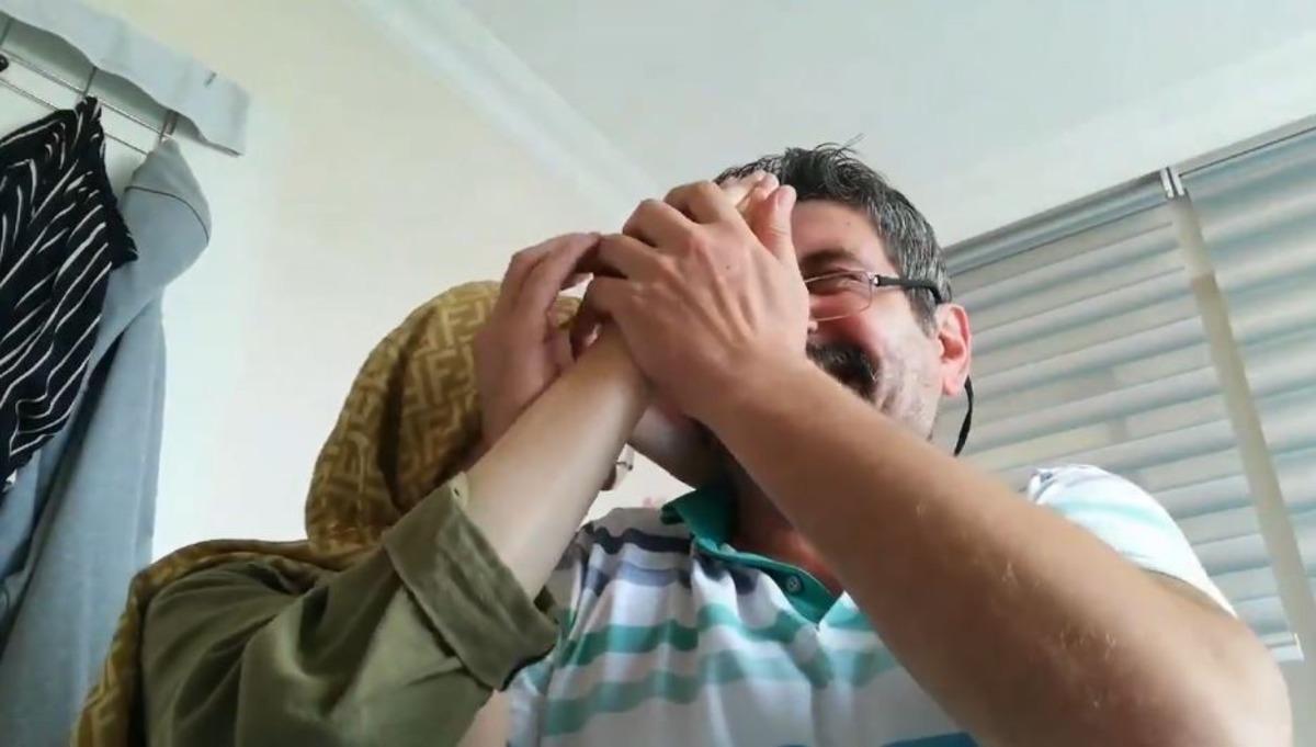 Akdeniz &Uuml;niversitesini kazandığını sevin&ccedil; &ccedil;ığlıklarıyla kutlayan &ouml;ğrenci o anları anlattı