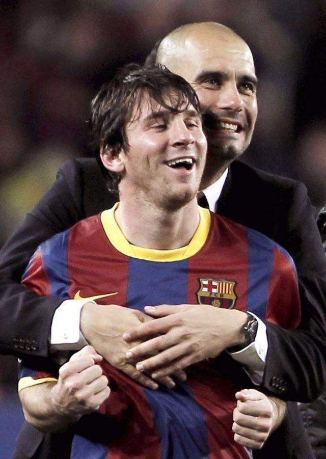 Pep Guardiola ve Lionel Messi (3 Mayıs 2011)