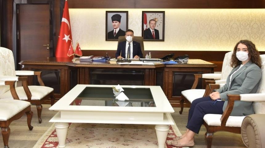 K&ouml;şk Kaymakamı Şenoğlu&rsquo;ndan Aydın Valisi Aksoy&rsquo;a ziyaret