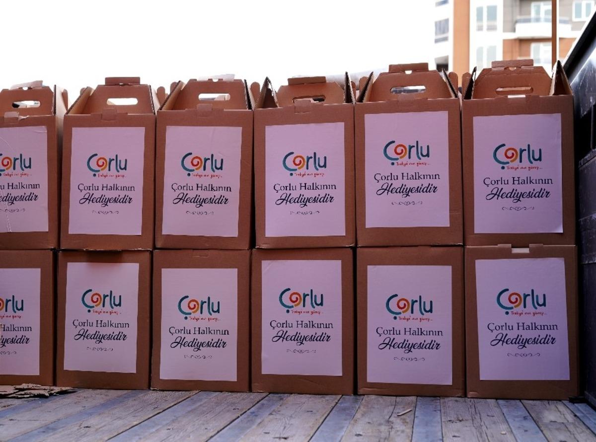 &Ccedil;orlu&rsquo;dan Giresun&rsquo;a yardım eli
