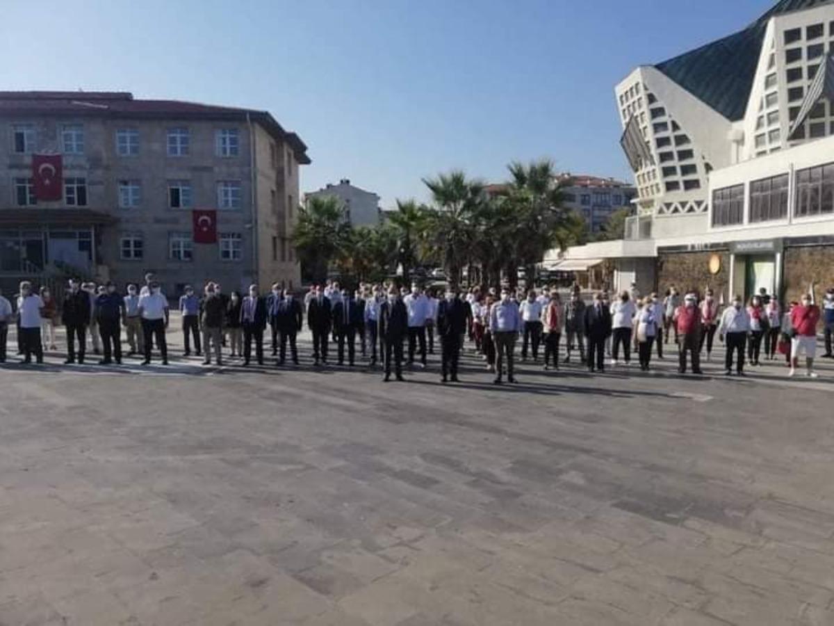 Ak&ccedil;akoca&rsquo;da 30 Ağustos zafer bayramı t&ouml;reni yapıldı