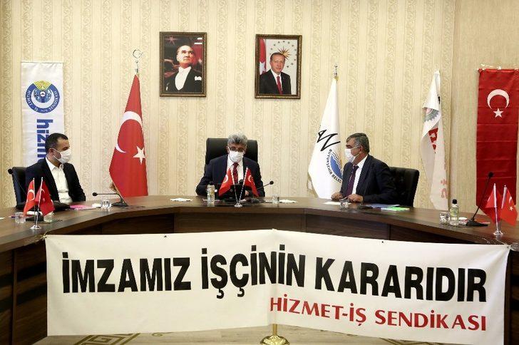 Van Büyükşehir Belediyesiyle Hizmet-İş arasında toplu iş sözleşmesi imzalandı G2