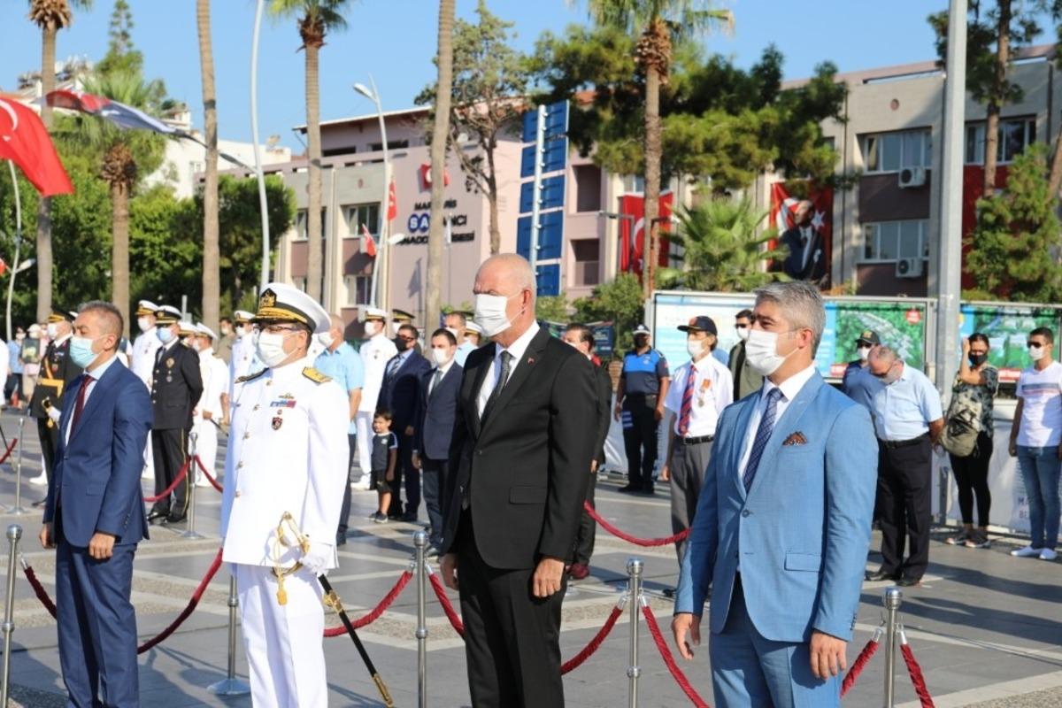 Marmaris&rsquo;te 30 Ağustos Zafer Bayramı coşku ile kutlandı