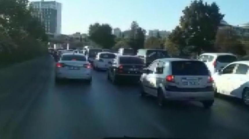 Bayrampaşa'da d&uuml;ğ&uuml;n konvoyundan 'pes' dedirten g&ouml;r&uuml;nt&uuml;ler