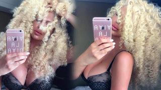 Jelena Karleusa sütyenli pozuyla yine çok konuşuldu