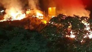 Nevşehir'de havai fişek gösterisi sonrası tarihi tepede büyük panik