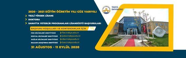 2020-2021 eğitim öğretim yılı güz yarıyılı için lisansüstü eğitim başvuruları başladı