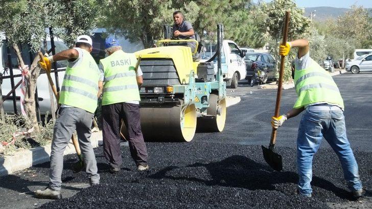 Burhaniye’de Sanayi Sitesi toz ve çamurdan kurtuldu G2