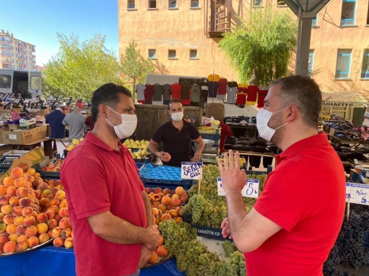 Başkan &Ccedil;etin, korona vir&uuml;se karşı alınması gereken tedbirleri yerinde inceledi