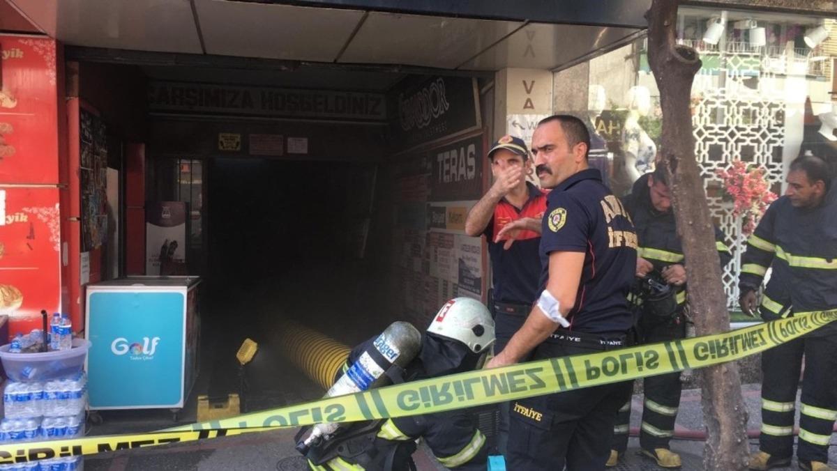 Aydın&rsquo;da iş hanı yangını