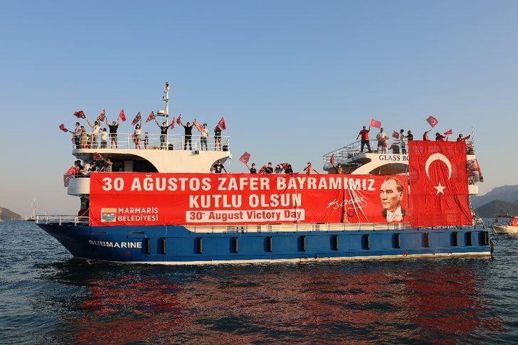 Marmaris’te 30 Ağustos coşkuyla kutlandı G1