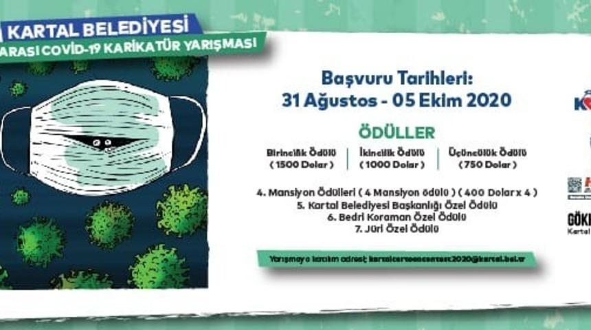 Kartal Belediyesi Uluslararası Ödüllü Karikatür yarışması düzenliyor