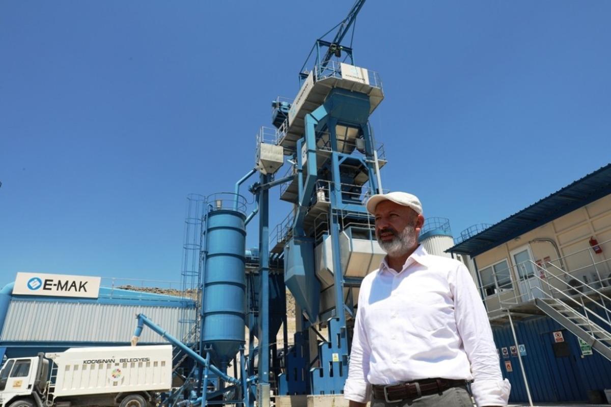Kocasinan, kendi &uuml;rettiği asfalt ile 19 milyon 680 bin TL tasarruf sağladı