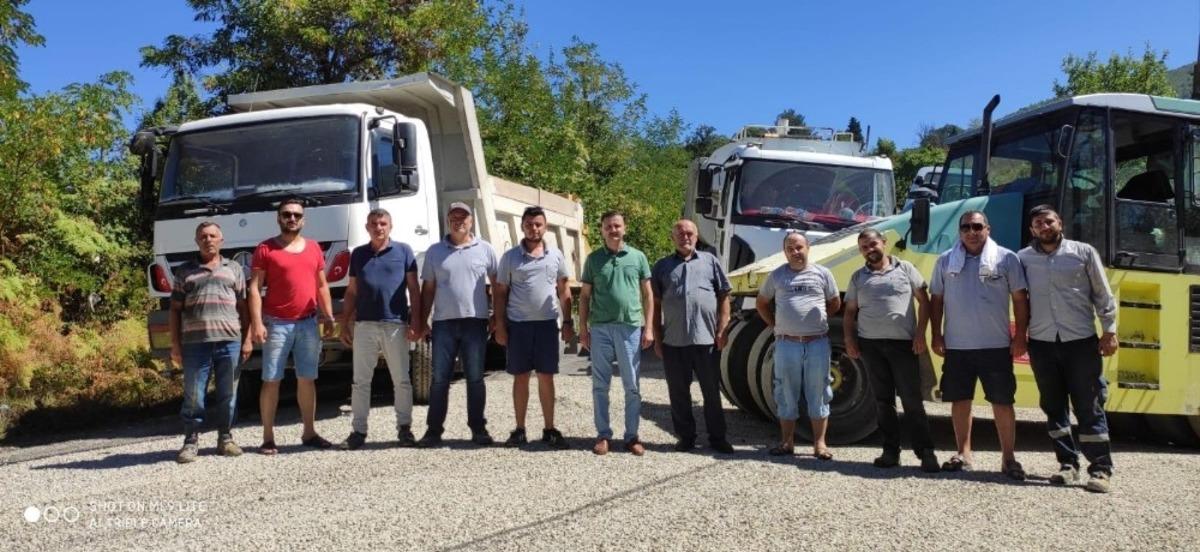Sinop&rsquo;ta 2 ayda 170 kilometrelik yol asfaltla buluşturuldu