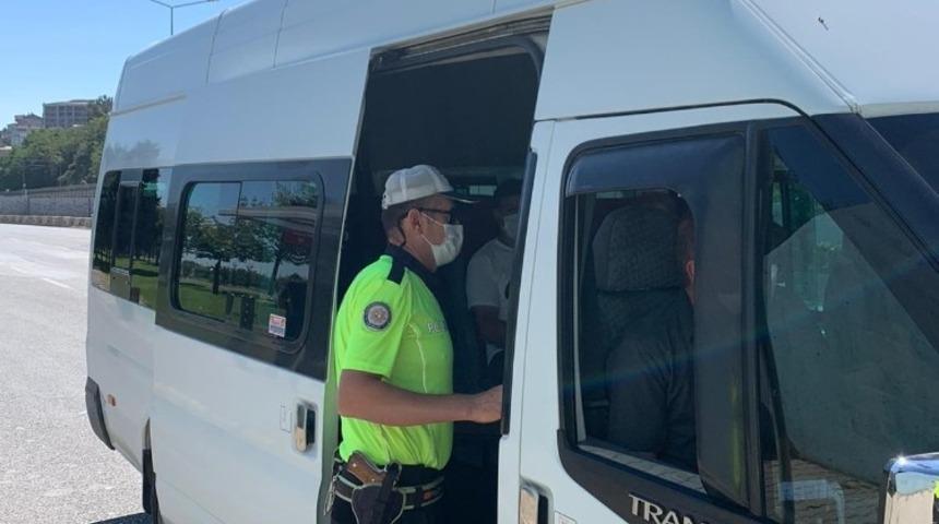 Samsun&rsquo;da toplu taşımaya ceza yağdı