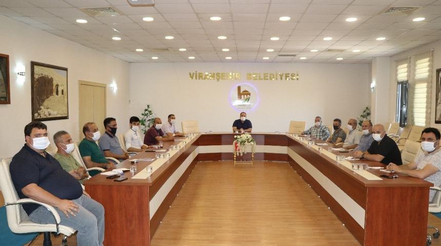 Ekinci kul&uuml;p başkanlarıyla bir araya geldi