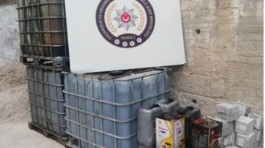 Akaryakıt ka&ccedil;ak&ccedil;ılarını yağ lekesi ele verdi