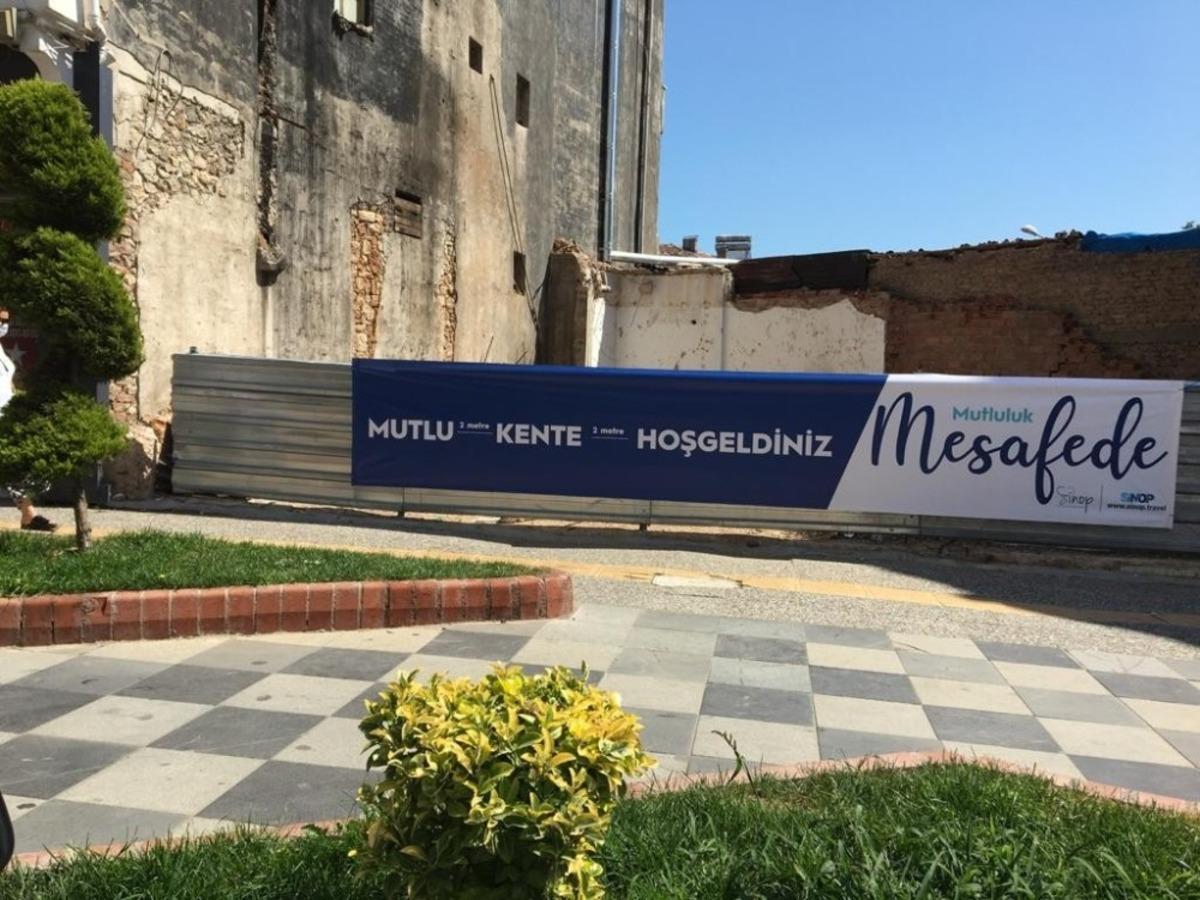 Kovid-19 m&uuml;cadelesine Sinop&rsquo;tan kampanya desteği