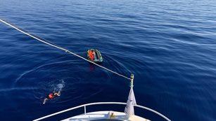 Muğla'da 2 ka&ccedil;ak g&ouml;&ccedil;men kurtarıldı