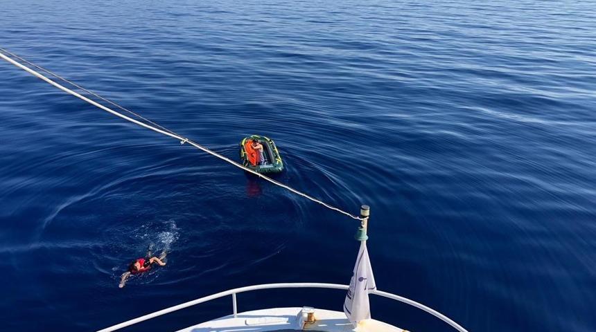 Muğla'da 2 ka&ccedil;ak g&ouml;&ccedil;men kurtarıldı