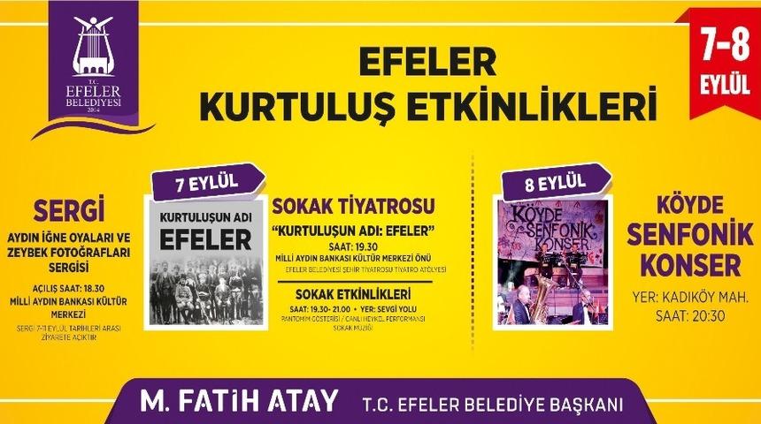 Efeler&rsquo;de 7 Eyl&uuml;l, etkinliklerle kutlanacak
