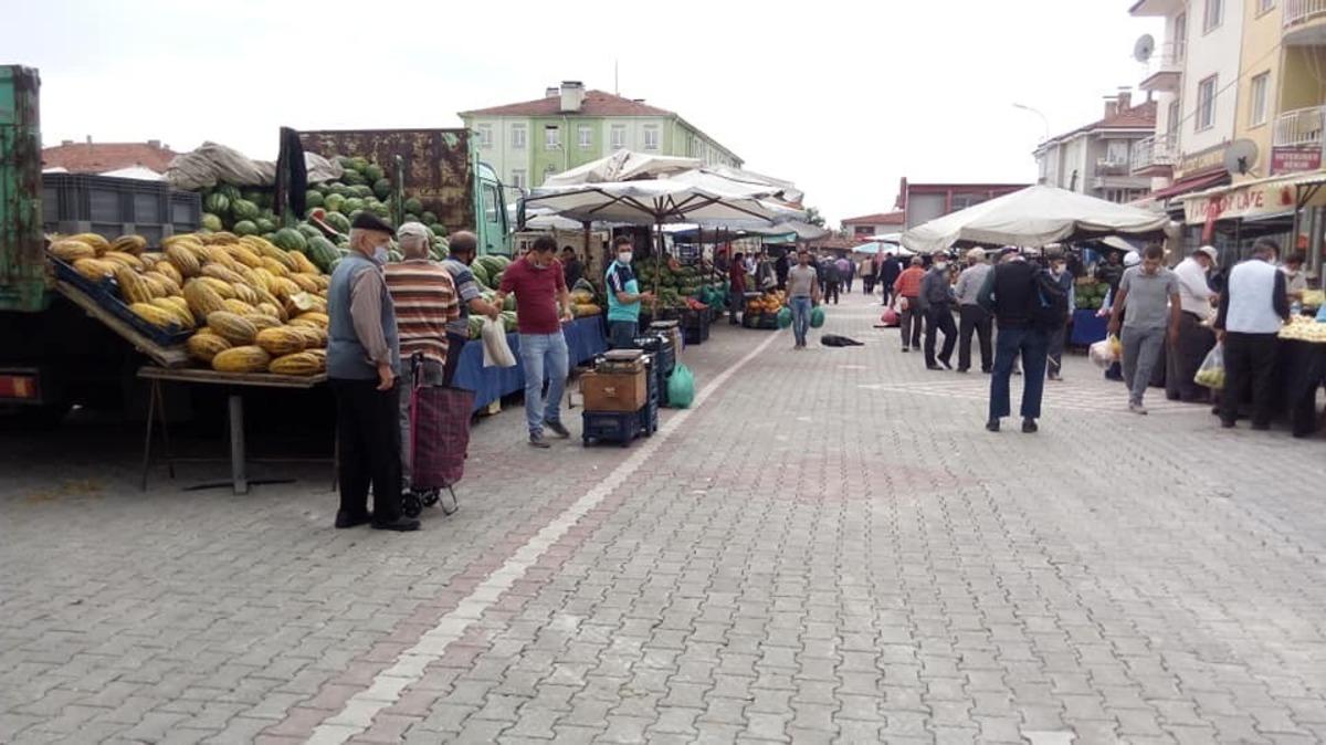 Aslanapa pazarında sıkı denetim