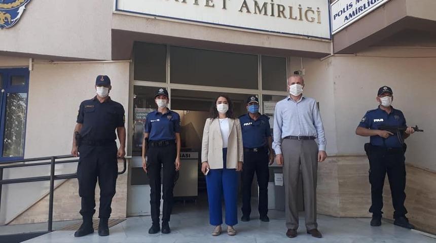Kaymakam Şenoğlu&rsquo;ndan g&uuml;venlik g&uuml;&ccedil;lerine ziyaret