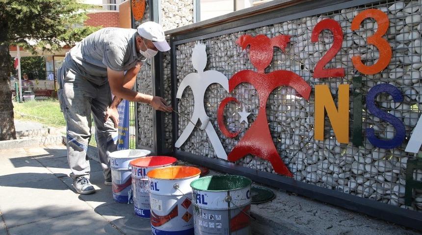 G&ouml;lbaşı Park ve Bah&ccedil;eleri Fen İşleri dokunuşuyla g&uuml;zelleşiyor