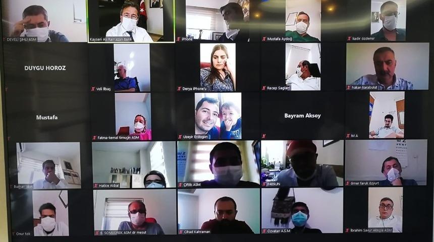 İl Sağlık M&uuml;d&uuml;r&uuml; Benli, Aile Hekimleri ile Videolu Telekonferans Toplantısı Yaptı