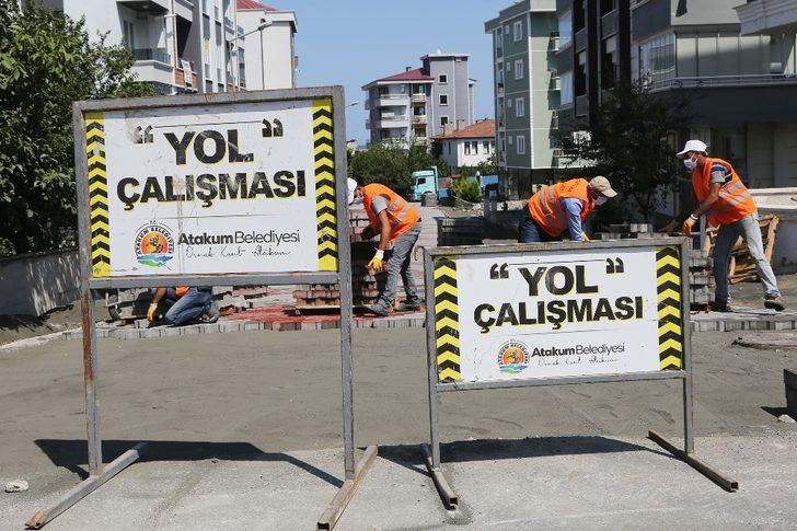 Atakum’da sokaklara 2 milyon kilitli parke G1