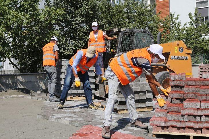 Atakum’da sokaklara 2 milyon kilitli parke G3