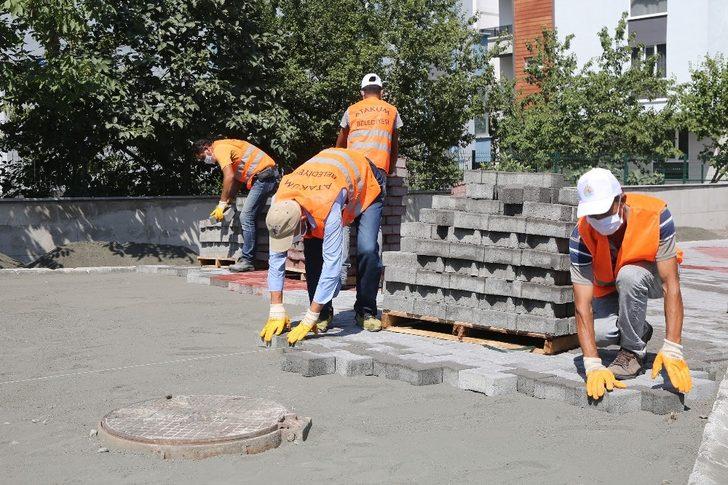 Atakum’da sokaklara 2 milyon kilitli parke G5