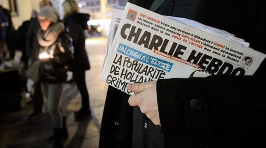 Charlie Hebdo'dan yine Hz. Muhammed'e hakaret içerikli karikatür