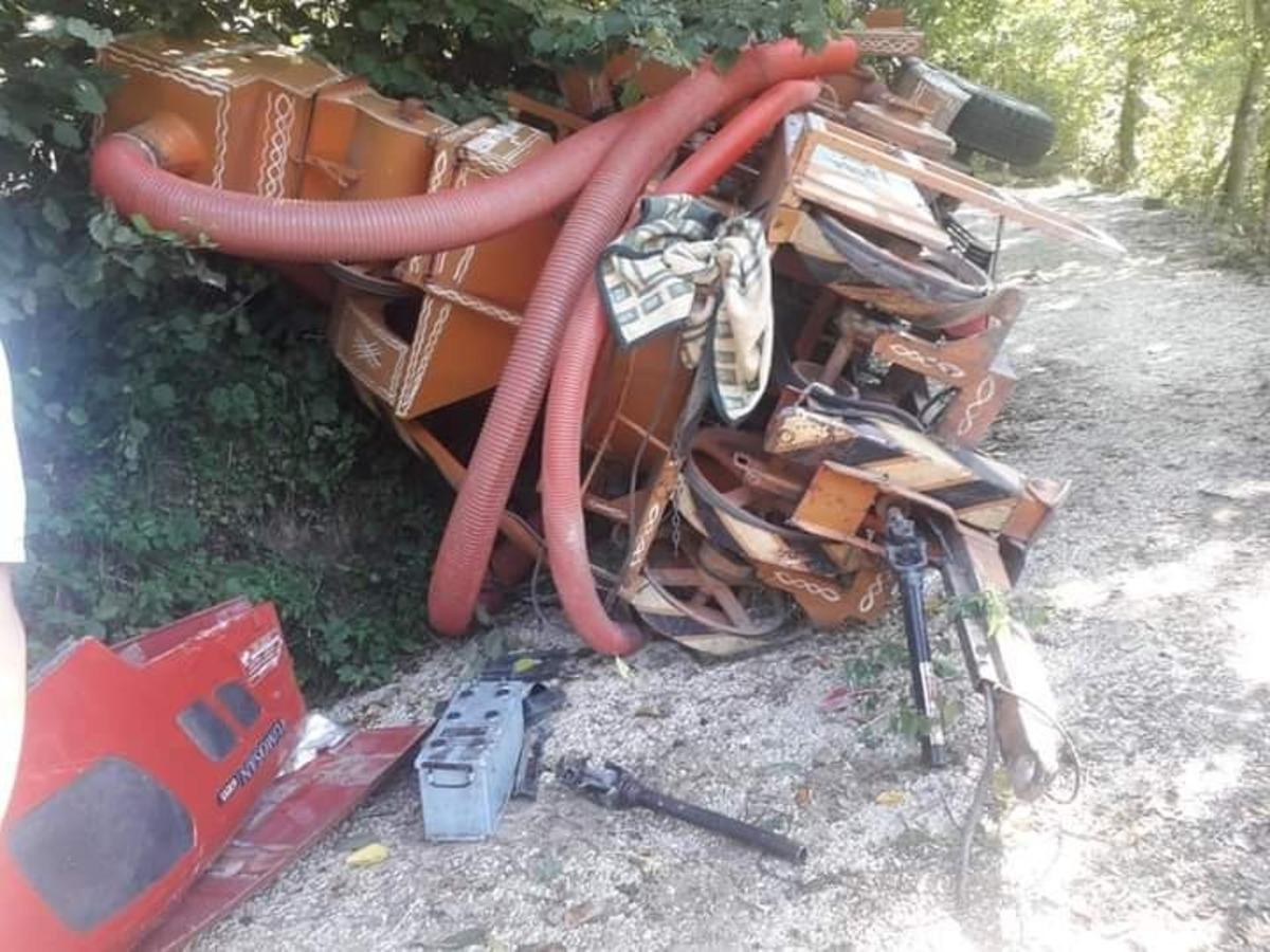 Ordu&rsquo;da trakt&ouml;r devrildi: 1 &ouml;l&uuml;